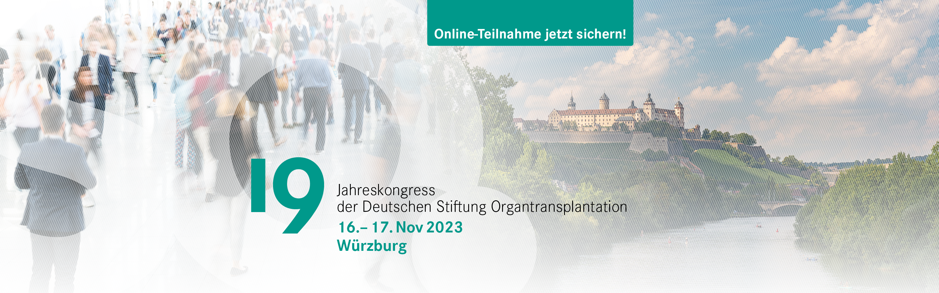 19. Jahreskongress der Deutschen Stiftung Organtransplantation 16. – 17. Nov 2023 Würzburg